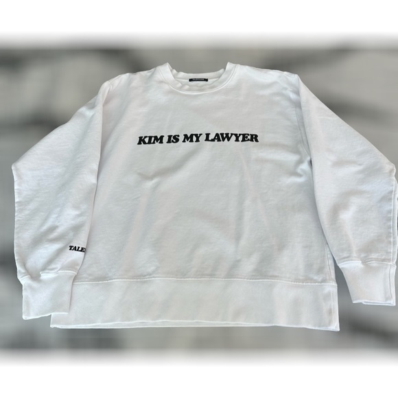 Talentless “Kim is my Lawyer” Sweatshirt. NWOT. Size S/M - Picture 3 of 9